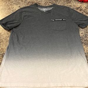 Boy’s Abercrombie t-shirt size 15/16 gray faded to white